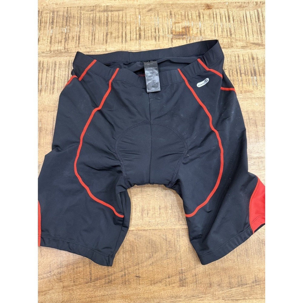 SANTIC Power Dry Cycling Shorts Mens XL Black Padded Compression Biker Shorts